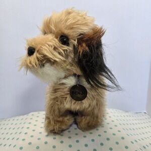 VTG Benji Plush - 1980 Dakin Korea - Retro Stuffed Animal Dog Tag Excellent Cond